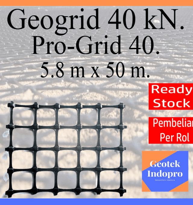 Geogrid 40 kN (4040) Roll